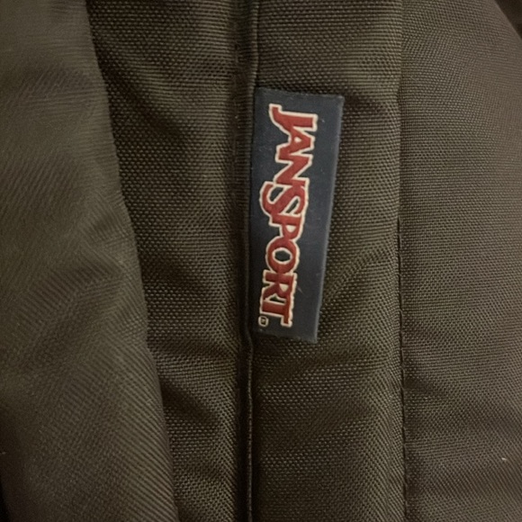 JanSport Backback With Hello Kitty Charm Included In Pink And Tan Suede - Picture 4 of 16